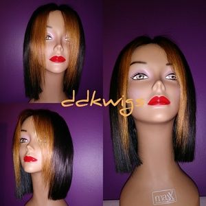 100% brazillian hair razor cut bob